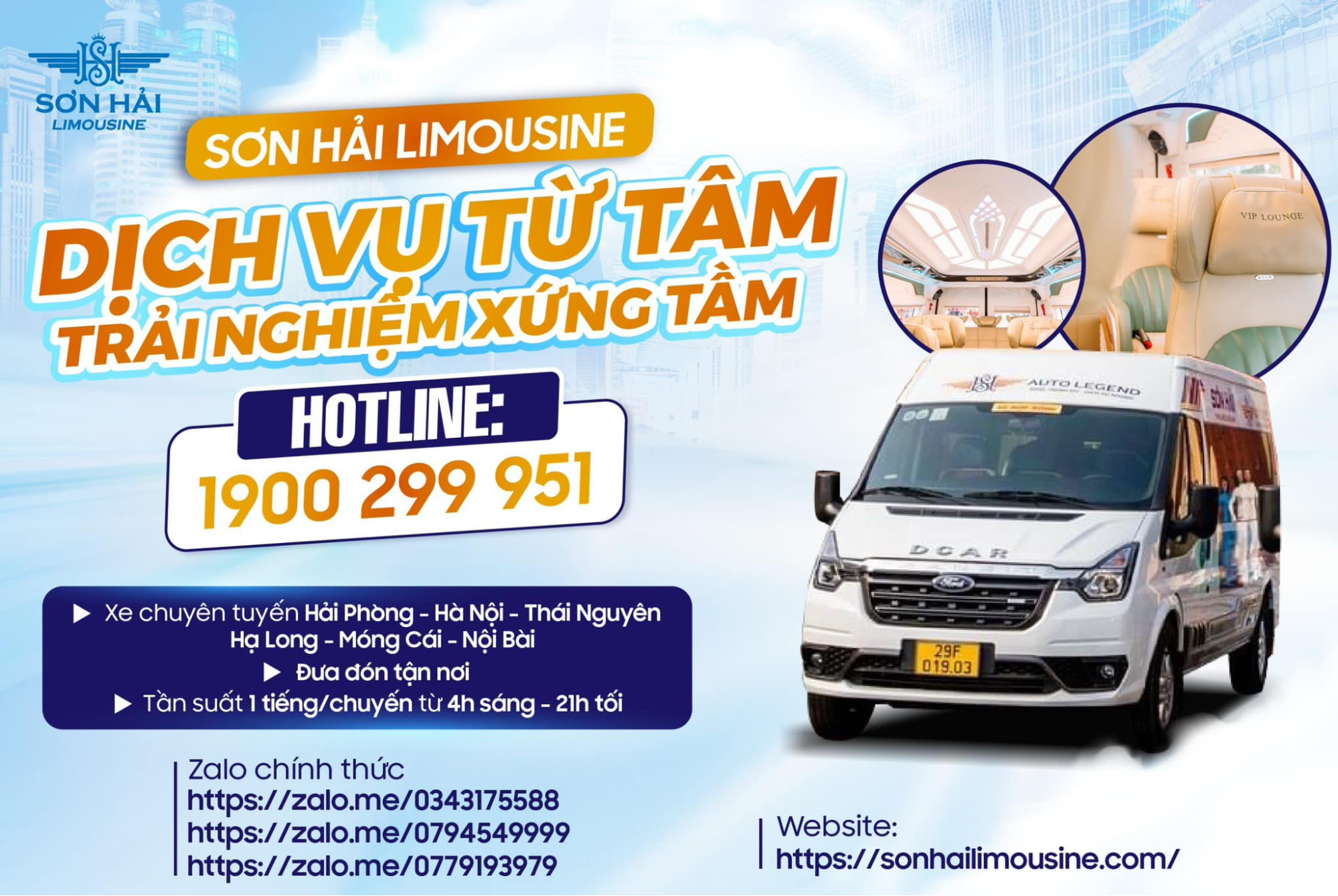 xe limousine hà nội Hồng Bàng
